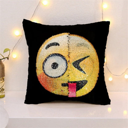 Face Changing Emoji Pillow