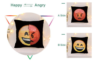 Face Changing Emoji Pillow